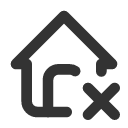 иконка home x, home, дом