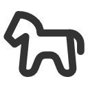 иконка horse, лошадь