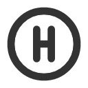 иконки hospital circle, hospital, госпиталь, circle