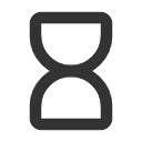 иконка hourglass empty, hourglass, песочные часы, empty