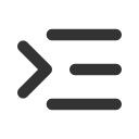 иконка indent increase, indent, increase