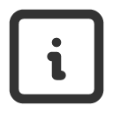 иконка info square, info, информация, square