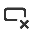 иконка input x, input
