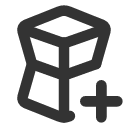 иконка irregular polyhedron plus, irregular, polyhedron, plus, плюс