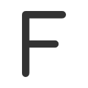 иконка letter f, letter, почта