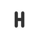 иконка letter h small, letter, почта, small