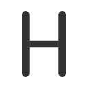 иконка letter h, letter, почта