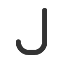 иконка letter j, letter, почта
