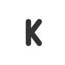 иконка letter k small, letter, почта, small