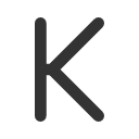 иконка letter k, letter, почта