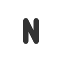 иконка letter n small, letter, почта, small