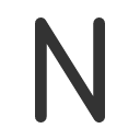 иконка letter n, letter, почта