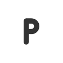 иконка letter p small, letter, почта, small