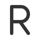 иконка letter r, letter, почта