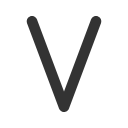 иконка letter v, letter, почта