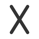иконка letter x, letter, почта