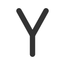 иконка letter y, letter, почта