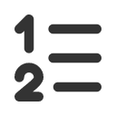 иконки list numbers, list, numbers