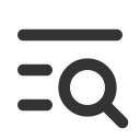иконка list search, list, search, поиск