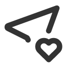 иконка location heart, location, маркер, heart, сердце