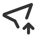 иконка location up, location, маркер, up, стрелка вверх