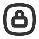 иконка lock square rounded, lock, замок, square, rounded