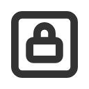 иконка lock square, lock, замок, square