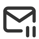 иконка mail pause, mail, почта, pause, пауза