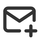 иконка mail plus, mail, почта, plus, плюс