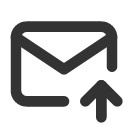 иконка mail up, mail, почта, up, стрелка вверх