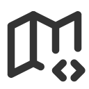 иконка map code, map, карта, code, код