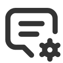 иконки message 2 cog, message, сообщение, cog