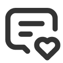 иконка message 2 heart, message, сообщение, heart, сердце