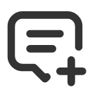 иконка message 2 plus, message, сообщение, plus, плюс