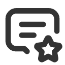 иконка message 2 star, message, сообщение, star, звезда