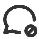 иконка message circle cancel, message, сообщение, circle, cancel, отмена