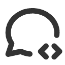 иконки message circle code, message, сообщение, circle, code, код