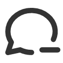 иконка message circle minus, message, сообщение, circle, minus, минус
