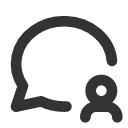 иконка message circle user, message, сообщение, circle, user, пользователь