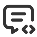 иконка message code, message, сообщение, code, код