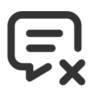 иконка message x, message, сообщение