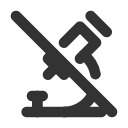 иконки microscope off, microscope, off