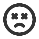 иконка mood sad dizzy, mood, sad, грустный, dizzy, смайлик