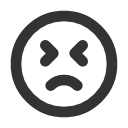 иконка mood sad squint, mood, sad, грустный, squint