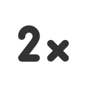 иконки multiplier 2x, multiplier, 2x
