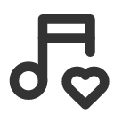 иконка music heart, music, музыка, heart, сердце