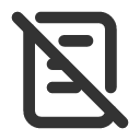 иконка notes off, notes, заметки, off