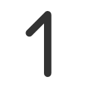 иконки number 1, number