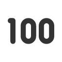 иконки number 100 small, number, 100, small