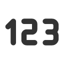 иконки number 123, number, 123